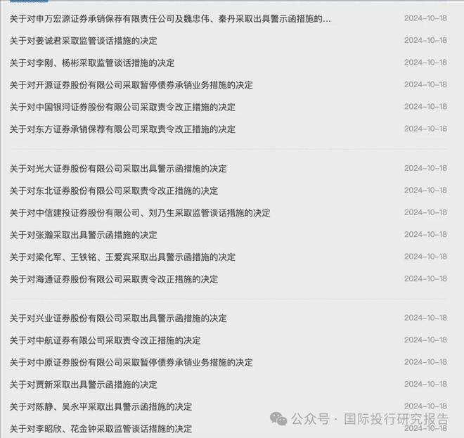 证监会批量处罚券商等投行！海通证券：对姜诚君采取监管谈话