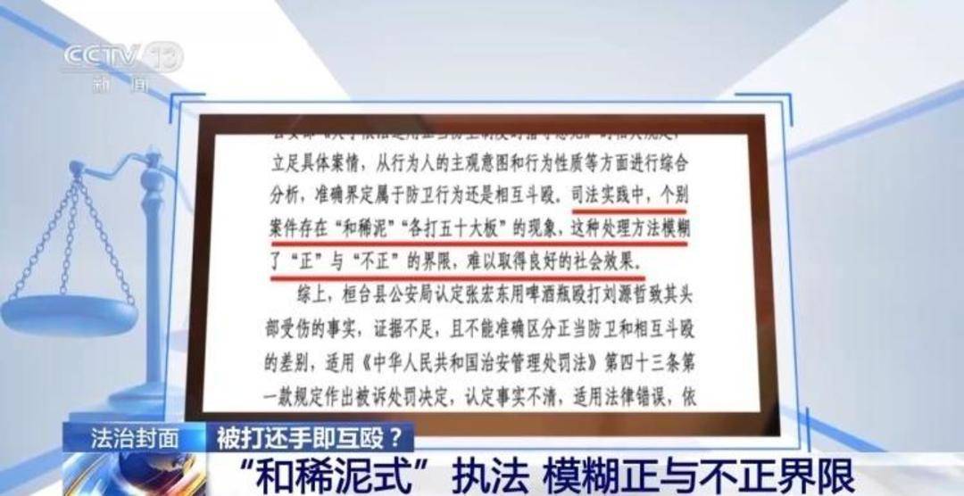 法律即将修订！央视公布典型案例，“被打还手=互殴”将成历史！
